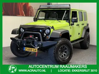 Jeep Wrangler UNLIMITED 3.6 SAHARA LEDER STOELVERWARMING TARGA DAK CRUISE CONTROL CLIMATE CONTROL ME