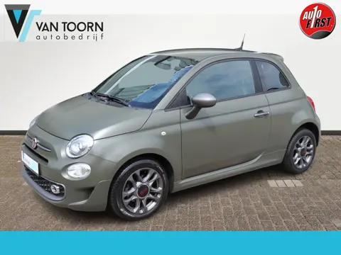 Fiat 500 S 1.2 Automaat. Speciale originele matte kleur, navigatie, unieke auto!