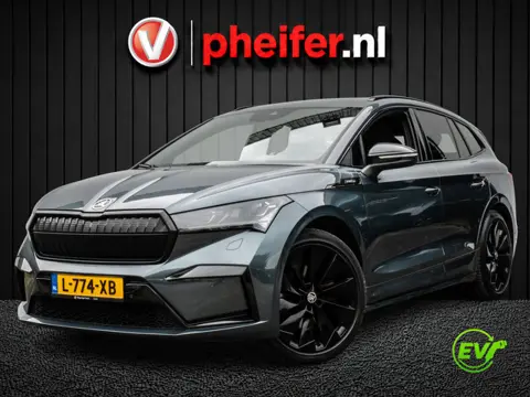 Škoda Enyaq iV 60 Sportline SOH 89% Camera/ 21" Lmv/ Adapt. cruise/ Stuurverwarming/ Carplay/ Naviga