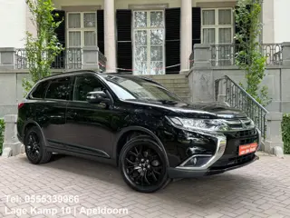 Mitsubishi Outlander 2.0 2WD Intense+ Black Line 7Persoons Automaat Navi Leder Sch-Dak Xenon 1E-Eige