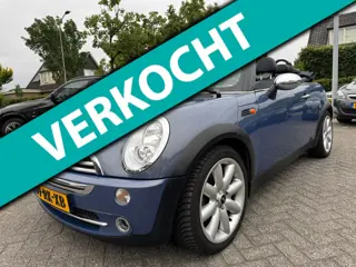 Mini Cabrio 1.6 Cooper Chili,Airco,Cruise,Leder,Nap.