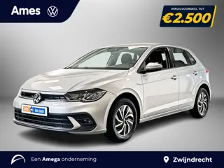 Volkswagen Polo 1.0 95pk TSI Life Edition Regensensor | Parkeersensoren voor en achter | Noodremassi