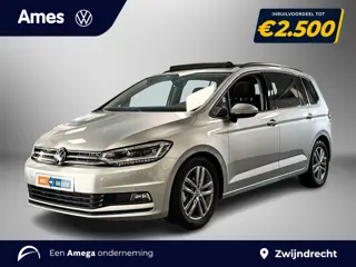 Volkswagen Touran 1.5 150pk TSI Highline 7p Navigatie 'Discover Media' | Panoramaschuif-kanteldak | 