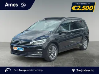 Volkswagen Touran 1.5 150pk TSI Highline 7p Panoramaschuif-kanteldak | Navigatie 'Discover Media' | 