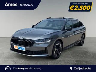 Škoda Superb Combi 1.5 204pk TSI PHEV Sportline Business Trekhaak wegklapbaar | Head-up display | Pa