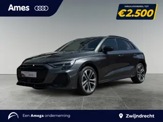 Audi A3 Sportback 40 204pk TFSI e S edition Trekhaak | Leder valcona rode stiksel | Achteruitrijcame