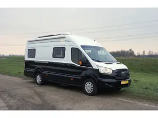 Ford TRANSIT 2.0 TDCI Camper Dwarsbed 2X Airco Zonnepaneel Kachel 4-Persoons