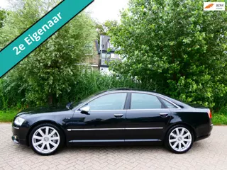 Audi A8 5.2 S8 V10 450pk 4WD 2e eig. Leder Navi Schuifdak Xenon Historie