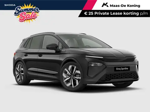 Škoda Elroq Sportline Elektromotor 210 kW / 286 PK SUV Black Magic | Trekhaak wegklapbaar | 3.000,- 