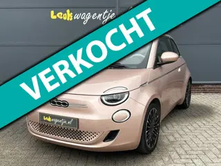 Fiat 500 e La Prima 42 kWh *schuifdak *carplay *ad. cruise