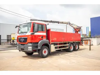 MAN TGS 33.360 BB + KENNIS 16 T/M -3XHYDR. (bj 2010)