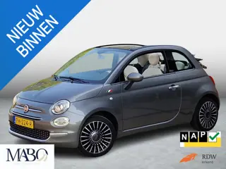 Fiat 500 0.9 Cabrio 500C Lounge NL Auto|Navi|Bluetooth|Trekhaak