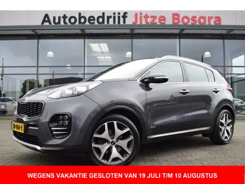 Kia Sportage 1.6 T-GDI 4WD Automaat GT-Line Panoramadak | Zwart leder | Camera | Full Map Navi | Tre