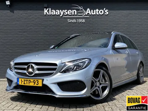 Mercedes-Benz C-Klasse Estate 250 AMG 211 pk AUT. | dealer onderh. | rood leder | panoramadak | burm