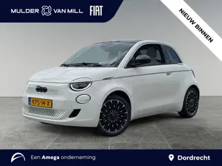 Fiat 500 La Prima 42 kWh | NAVI | CARPLAY | STOELVERW. | LEDER | PANODAK |