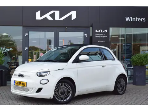 Fiat 500 Passion 42 kWh | Cabrio | LM velgen | Apple carplay & Android auto |