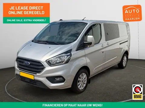 Ford Transit Custom 320 2.0 TDCI Dubbele Cabine Aut- 2x Schuifdeur, Carplay, Android Auto, Lane Assi
