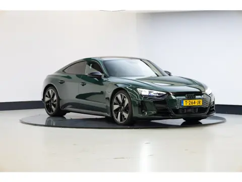 Audi e-tron GT GT 93 kWh | Audi Exclusive | Goodwood Groen | Dynamic pakket | 21 Inch | Laser | Assi