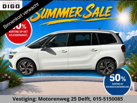 Citroen Grand C4 SpaceTourer 1.2 BUSINESS 7 ZIT AUTOMAAT 130PK GAR.TOT 6/2032* . NAVIGATIE . BLUETOO