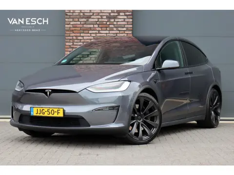 Tesla Model X Plaid AWD 6p. 100kWh | 1020pk | 71.500,- ex BTW | Luchtvering | Autopilot | Carbon | T