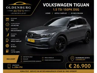 Volkswagen Tiguan 1.5 TSI 150PK | DSG | Leer | Carplay |20 Inc