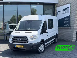 Ford Transit 330 2.0 TDCI L3H2*DC*CAM*CRUISE*SIDEBAR*LEER*6-ZIT