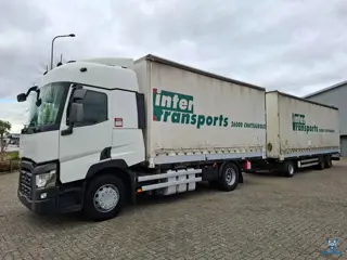Renault T480 COMFORT / DOUBLE TANK / TIR LINE / THROUGH LOADING SYSTEM / LWDS / AUTOMATIC / EURO-6 /