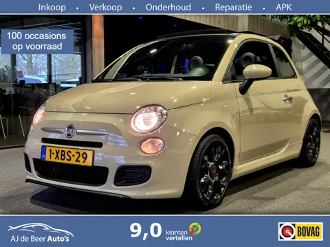 Fiat 500C 0.9 TwinAir Turbo 500S Speciale kleur | Half leer | Airco | Nette auto