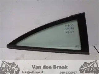 Opel Corsa 3 deurs 2006-2015 Zijruit rechts achter