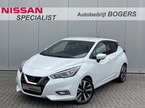 Nissan Micra 0.9 IG-T Tekna Navigatie, Climate Control, LED Koplampen, Bose, 17"Lm, Stoelverwarming,