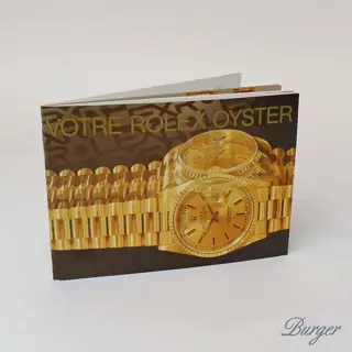 Rolex Oyster Manual Info Booklet French