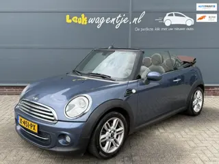 Mini Cabrio 1.6 Cooper Chili *leder *stoelverw. *xenon *navi