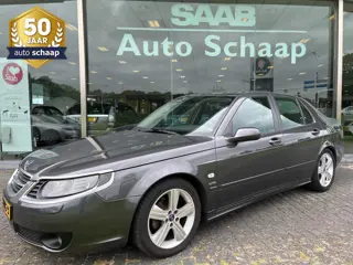 Saab 9-5 2.0t Griffin Sedan Automaat | Rijklaar incl garantie | Hirsch 210 pk Sportstoelen Trekhaak 