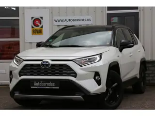 Toyota RAV4 2.5 Hybrid Bi-Tone*Fabrieksgarantie t/m01-2030*Perfect Toyota onderh.*Parelmoer Wit/Trek