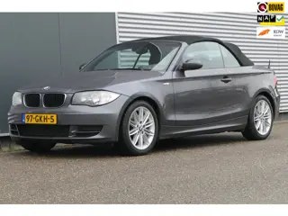 BMW 1-serie Cabrio 118i High Executive NAP Leder Sportstoelen M-Sportstuur Climate Controle Cruise