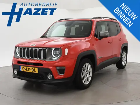 Jeep Renegade 1.0T LIMITED + PANORAMA | TREKHAAK | LEDER | ADAPTIVE CRUISE | STOEL/STUURVERW. | LED