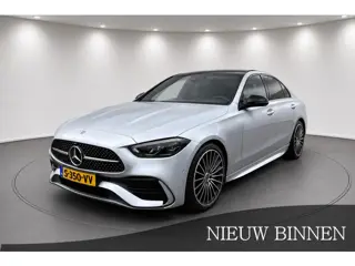 Mercedes-Benz C-klasse 200 AMG Luxury Line Pano dak Night Pakket 19 inch Camera