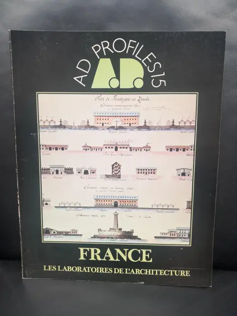 AD Architectural Design - vintage Magazine 1978 - France - Architecture