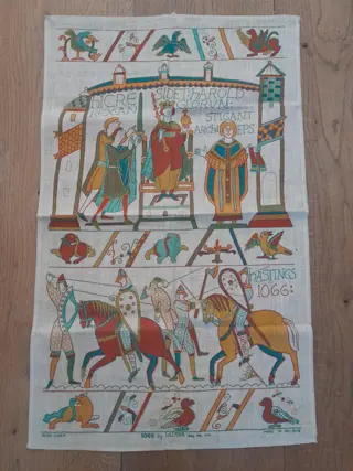 Ulster Weavers 1066 - Tapijt van Bayeux - Iers linnen - theedoek