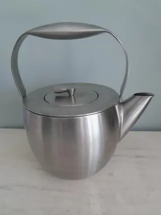 Bodum-theepot - Jorgensen Design - vintage gepolijst roestvrij staal - Scandinavisch