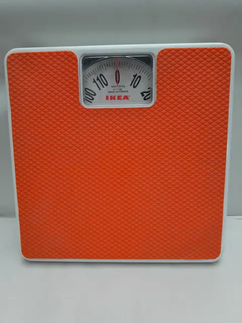 Vintage Ikea Kilan personenweegschaal - mechanische weegschaal - oranje
