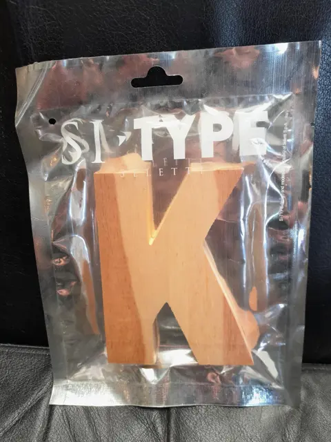 Wooden letters - Seletti Si-Type - Design Selab - Italy