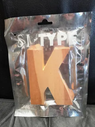 Wooden letters - Seletti Si-Type - Design Selab - Italy