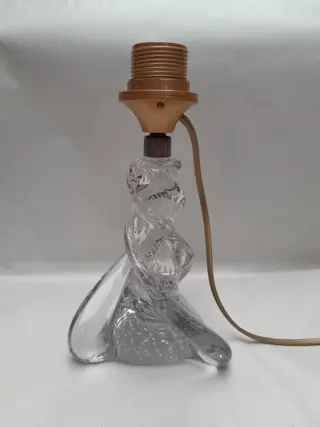 Mid Century Glass Table Lamp