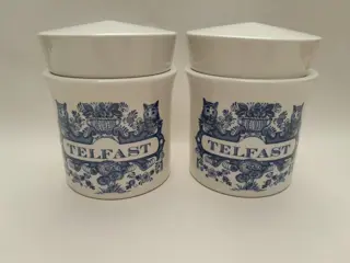 Apothekerspot Telfast Plateelbakkerij Schoonhoven - Delfts Blauw  set van 2
