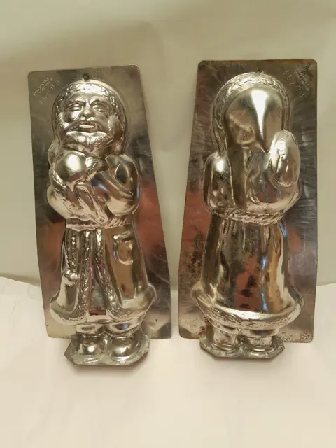 antique santa claus chocolate mold - vormenfabriek Tilburg Holland