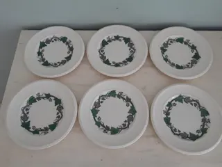 Vintage Wedgwood Stratford kleine borden - set van 6 - 13cm