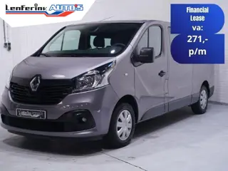 Renault Trafic 1.6 dCi 125 pk Dubbel Cabine L2 Navi, Trekhaak Airco ECC, Cruise Control, Slechts 117