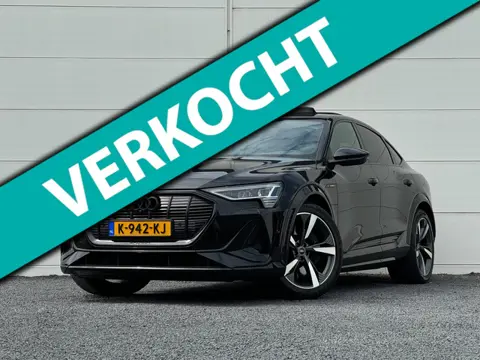 Audi E-tron Sportback S quattro 504 PK Org NL SOH 100% Pano B&O RS zetels Full Black 360 cam Trekhaa