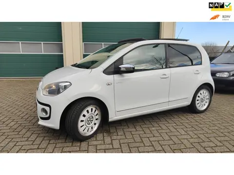 Volkswagen Up! 1.0 White up, cruise panodak, lederen bekleding 1e eigenaar